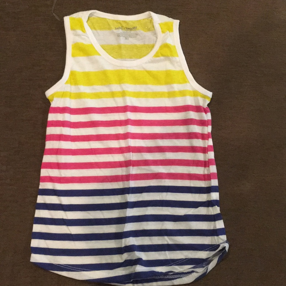 EUC Bobbie Brooks Striped Girls Tank 10/12